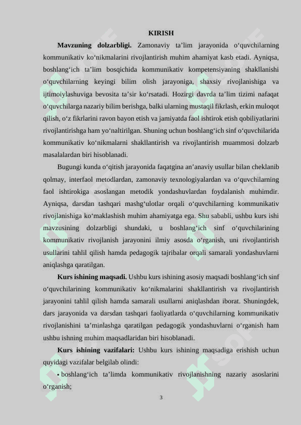 Boshlang’ich ta’limda kommunikativ ko’nikmalar 3