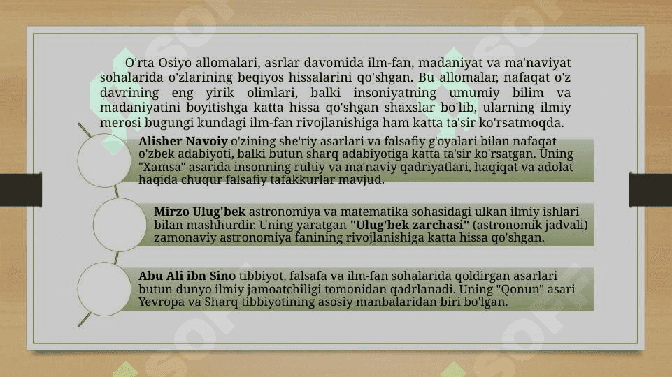 Yuksak manaviyatli yoshlarni tarbiyalashda o'rta osiyo allomalari ilm 3