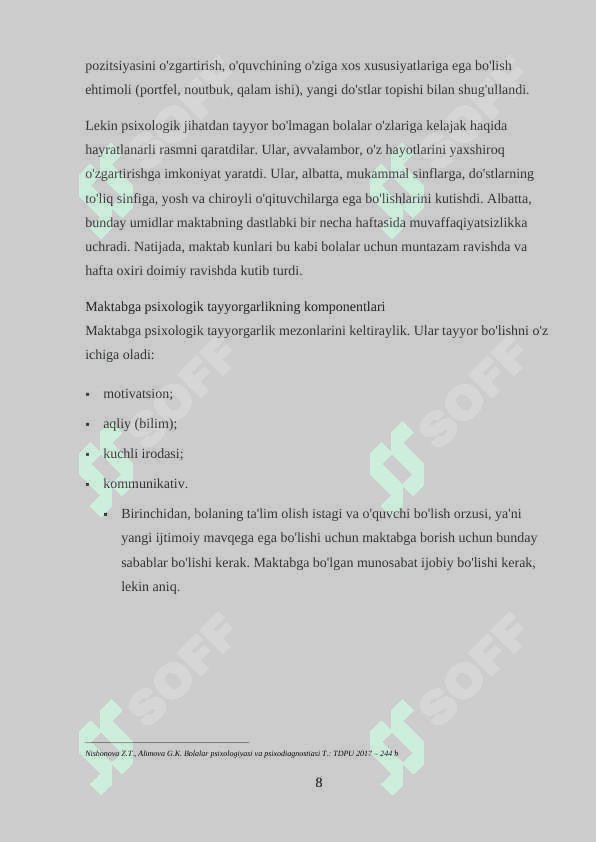 5-6 yoshli bolalarning o’quv faoliyatiga psixologik tayyorgarligi 8