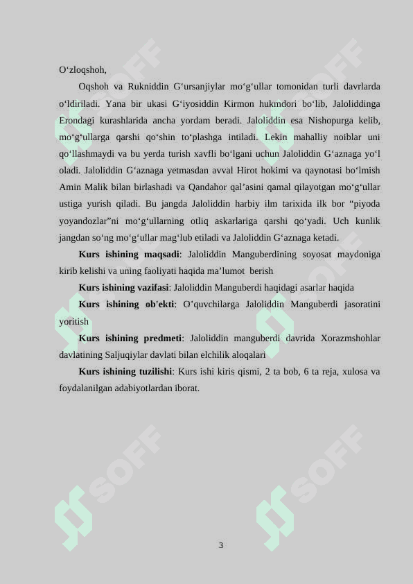 JALOLIDDIN MANGUBERDINING SIYOSAT MAYDONI 3