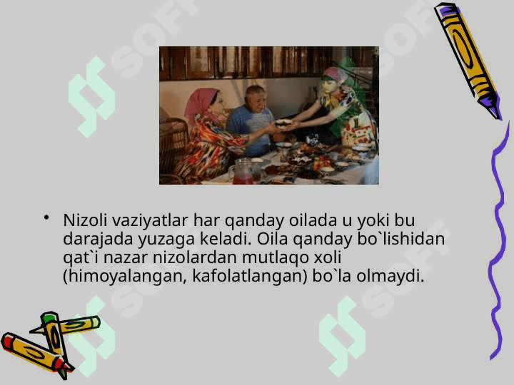 Oilaviy nizolar, ajralish, uning sabab va oqibatlari 3