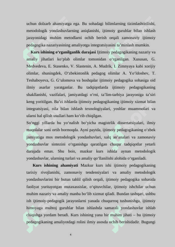 Ijtimoiy pedagogikaning rivojlanish tarixi hamda metodologik yondashuvlar. 4