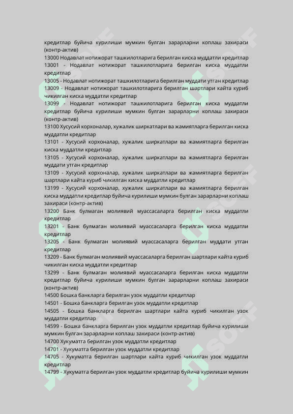 Хисобвараклар руйхати Янгиси 5