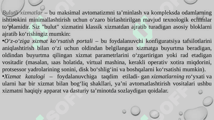 BULUTLI TEXNOLOGIYALAR, GOOGLE, DROPBOX, ONEDRIVE BULUT XIZMATLARIDAN FOYDALANISH 6