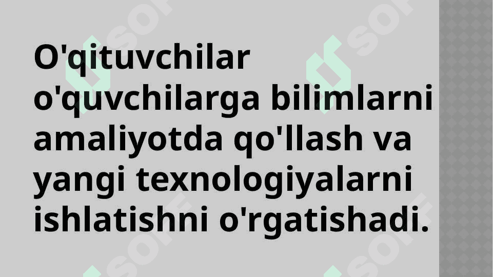 O'qituvchilar uchun ijodiy darslarda STEAM texnologiyalaridan foydalanish metodikasi 8
