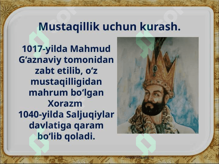Xorazmshohlar davlati 7