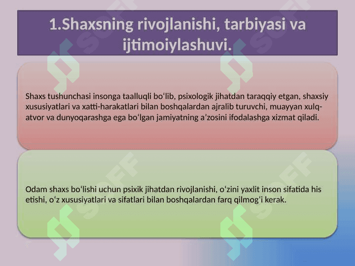 Shaxsning rivojlanishi tarbiyasi ijtimoiylashuvi 3
