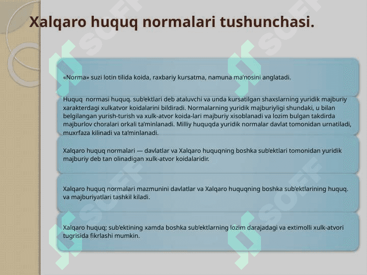 Xalqaro xuquq normalarining tushunchasi 2