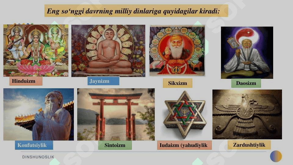 Milliy dinlar 4