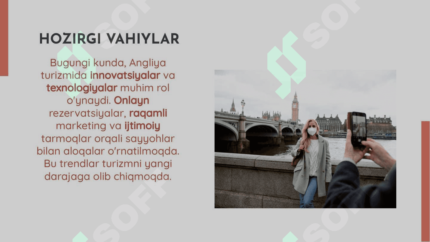 Anglya  davlatida turizm va uning istiqbollari 4