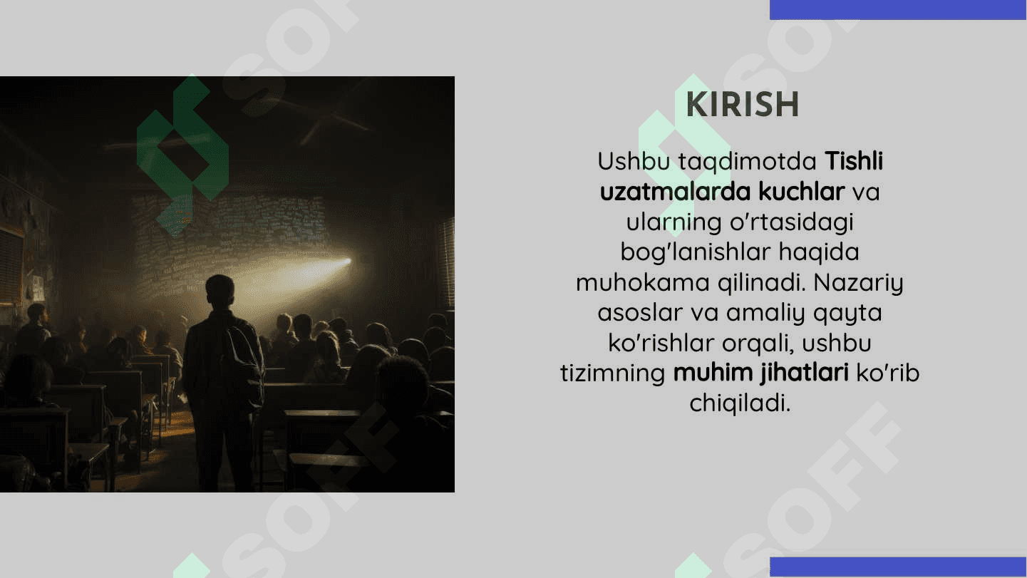Tishli uzatlmlarda kuchlar va ular orasidagi bog'lanishlar 2