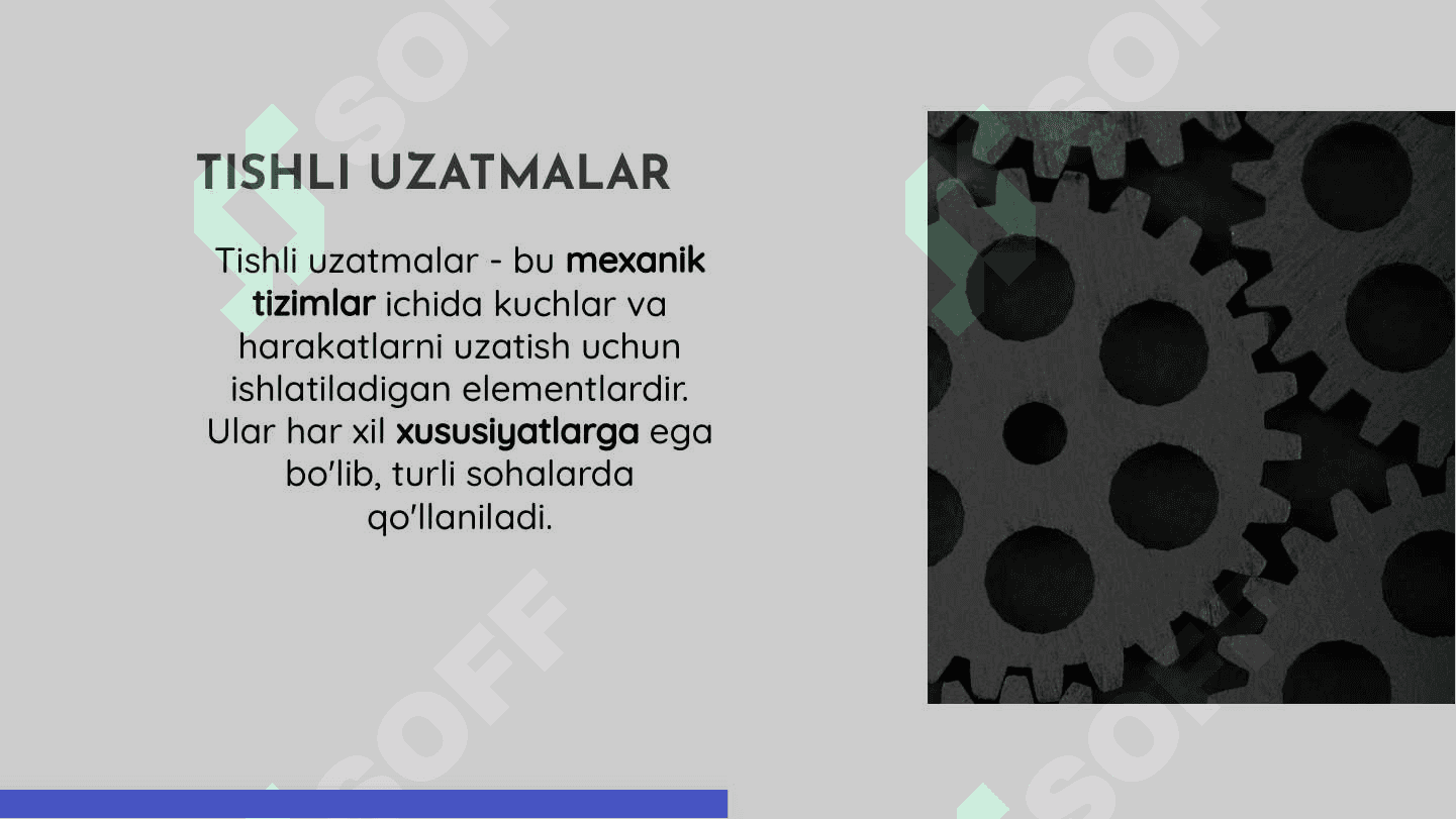 Tishli uzatlmlarda kuchlar va ular orasidagi bog'lanishlar 3