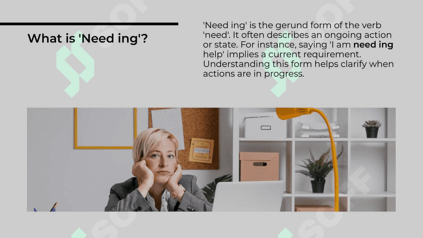 Need ing need to 3
