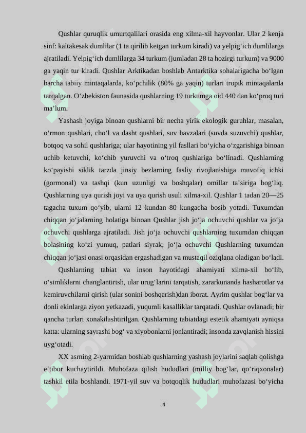 QUSHLAR EKOLOGIYASI 4