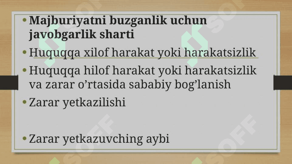 Majburiyatlar 4