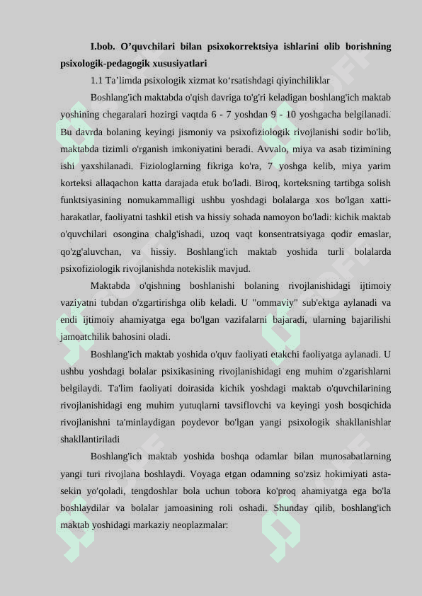 Psixologik xizmatlar metodologik va nazariy asoslari 6