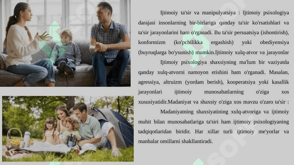 Ijtimoi psixologiya organadigan asosiy masalalar 4