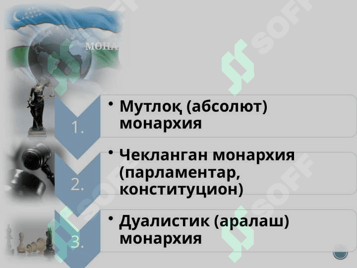 ДАВЛАТНИНГ ШАКЛЛАРИ 8