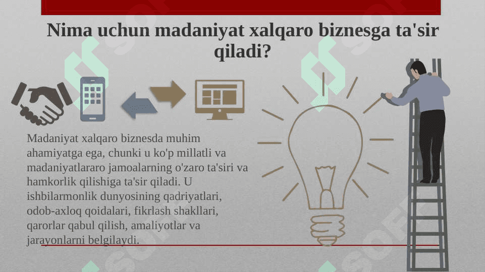 MENEJMENT MADANIYATI VA USLUBI 6