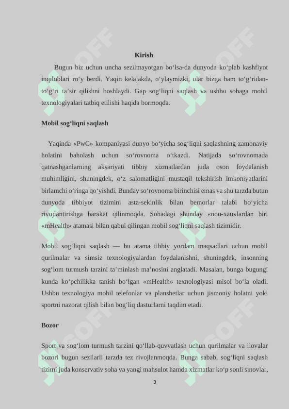 Mobil ilovalar orqali sog'liq monitoringi 3