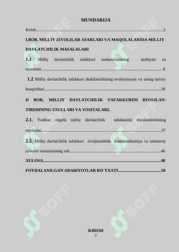 MILLIY ZIYOLILAR ASARLARI VA MAQOLALARIDA MILLIY DAVLATCHILIK MASALALARI 2