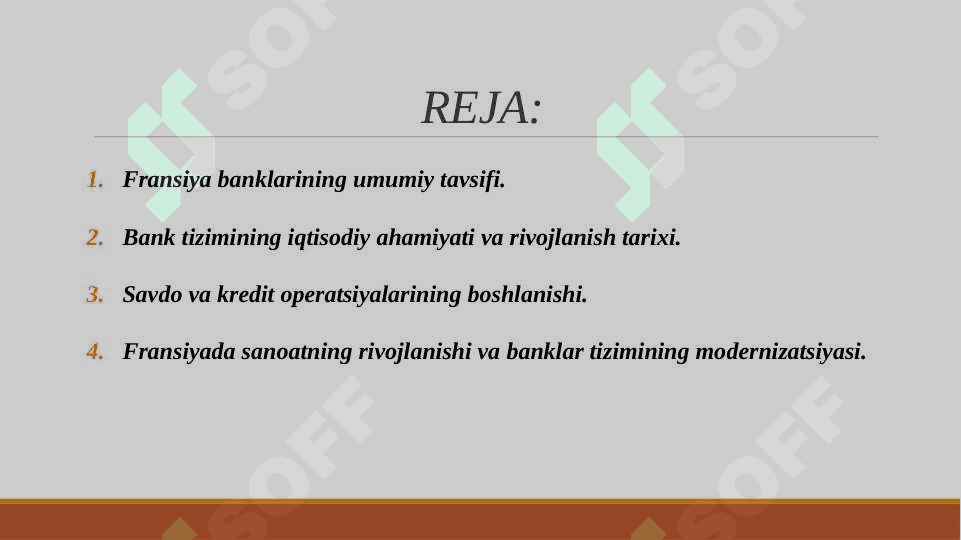 FRANSIYA BANKLARINING  QACHON TASHKIL TOPGANLIGI VA XOZIRGI DAVRI 2
