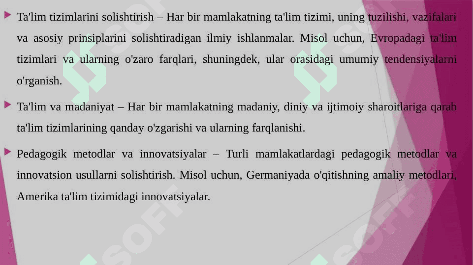 JAHON MAMLAKATLARDA  KOMPARATITIZISH PEDOGOGIGA IZLANISH ILMIY NAZARIY MANBALARI 4