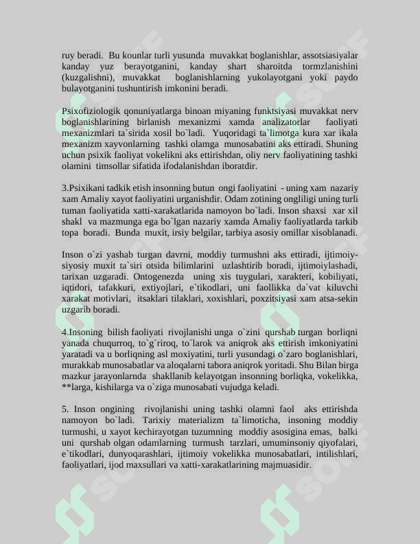 Yosh davrlari psixologiyasi  fanining tadqiqot sohasi va muammolari 6