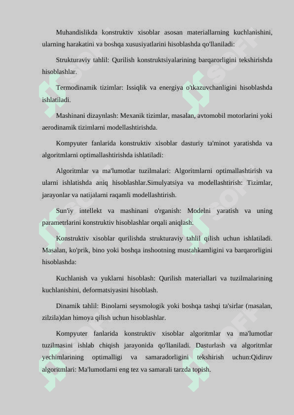 KONSTRUKTIV XISOBLARNI AMALGA OSHIRISH VA YOZISH 3