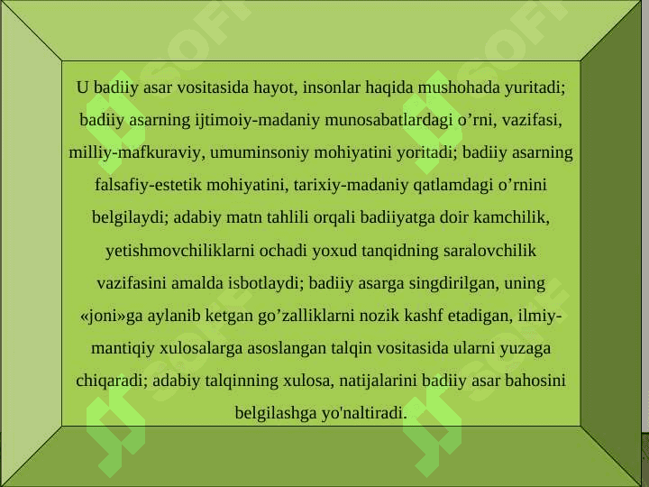 Q.Yo‘ldoshevning “Hozirgi romanchilik muammolari” asari tahlili 2