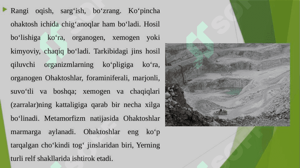 OHATKTOSHDAN OHAK OLISHDA KECHADIGAN FIZIKAVIY KIMYOVIY JARAYONLAR 4
