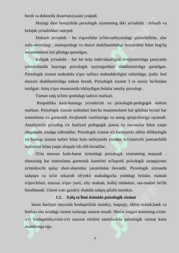 TA’LIM TIZIMIDA PSIXOLOGIK KONSULTATSIYANING O'RNI 8