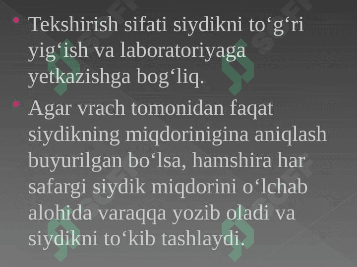 siydik ajralish muammolarida bemorlarga 8