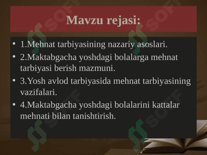 Maktabgacha yoshdagi bolalarni mehnat tarbiyasi. 2