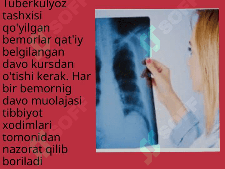 Tuberkulyoz bemorlarni kuzatish va davolashTuberkulyoz bemorlarni kuzatish va davolash 2