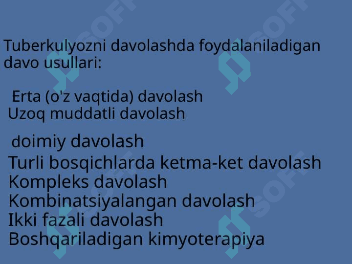 Tuberkulyoz bemorlarni kuzatish va davolashTuberkulyoz bemorlarni kuzatish va davolash 4