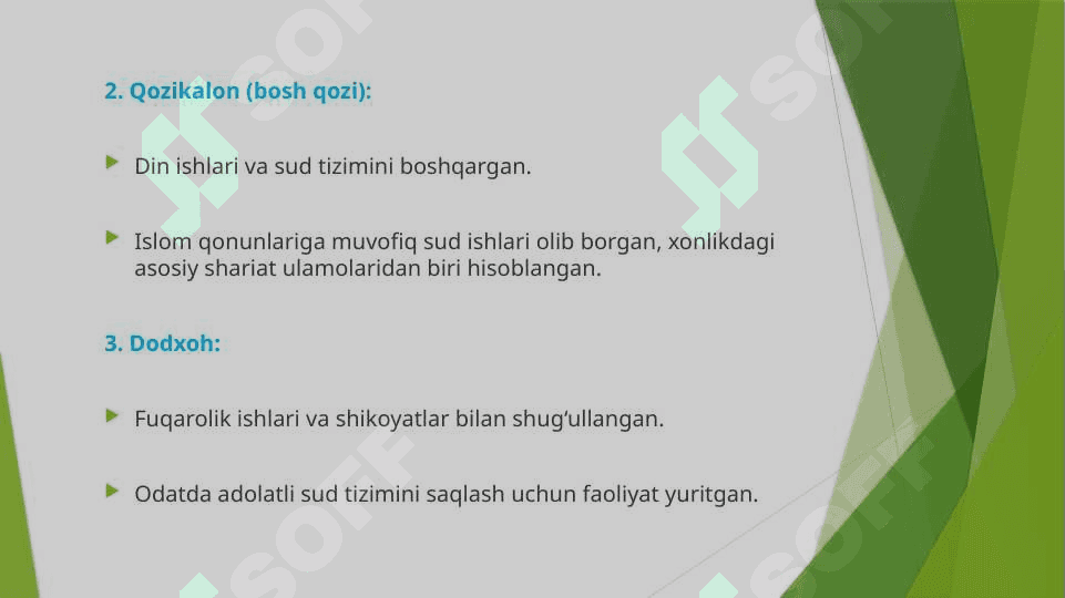 O'rta Osiya xonliklari davlat boshqaruvi 8
