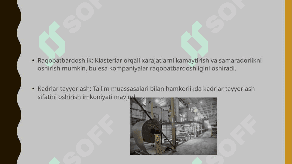 Qurilish materiallari sanoati innovatsion faoliyatida klasterli yondashuv ahamiyati. O'zQurilishMateriallari misolida, raqamlarda tahlil asosida 5
