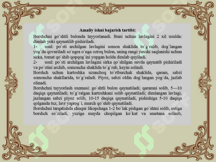 Ovqat tayyorlash jarayoni 6