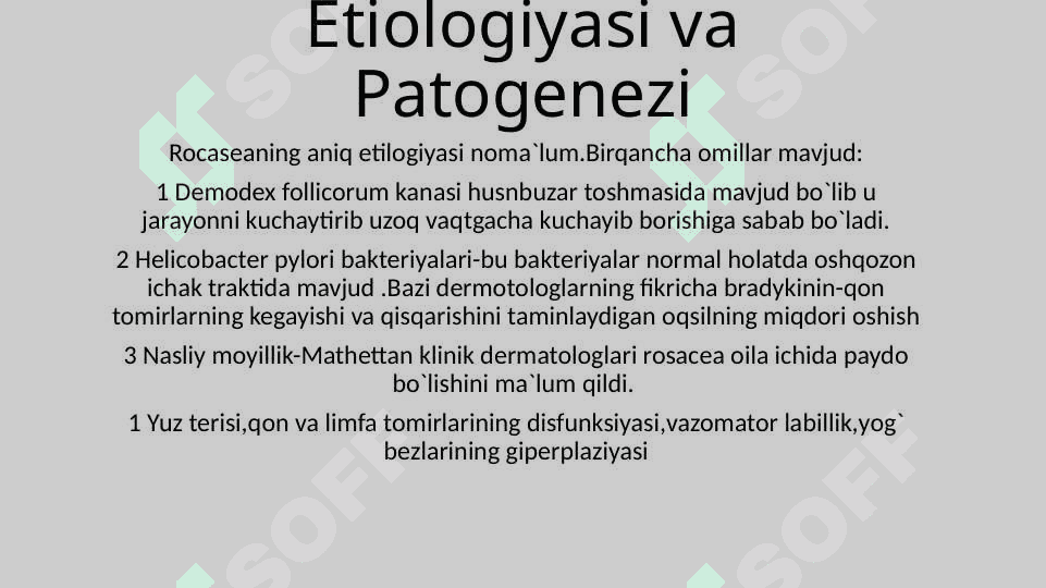 Pushti rangli husnbuzar (Acne rosacea) 4