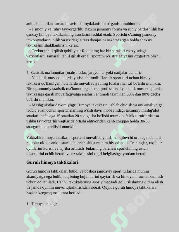 VOLEYBOL HIMOYA TAKTIKASINI O'RGATISH USULLARI, TAMOYILLARI, VOSITALARI (YAKKALIK, GURUH, JAMOAVIY) 3