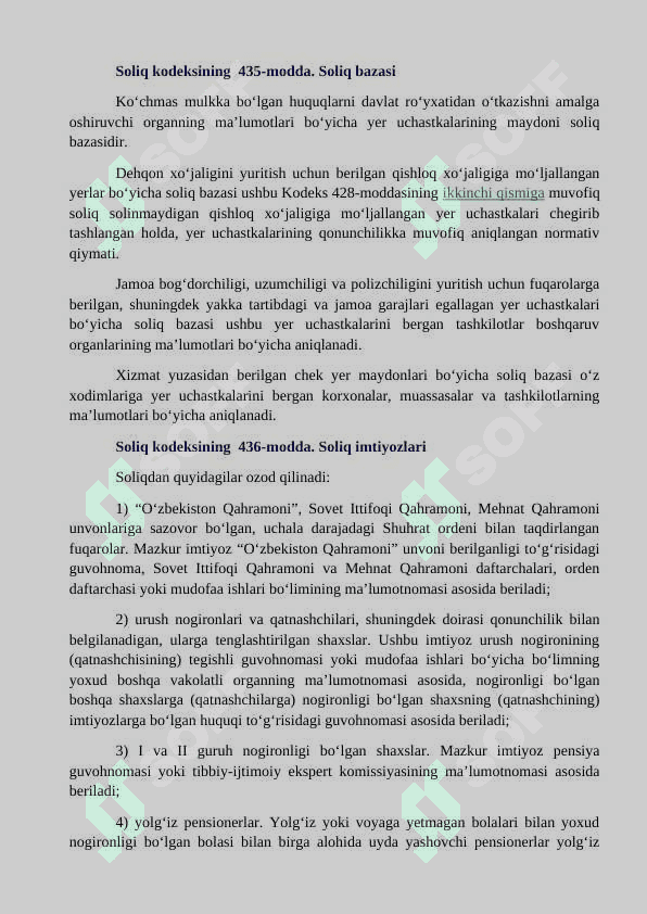 Jismoniy shaxslarning yer solig‘i to‘lovchilari, ob’ekti va soliq stavkalari 3