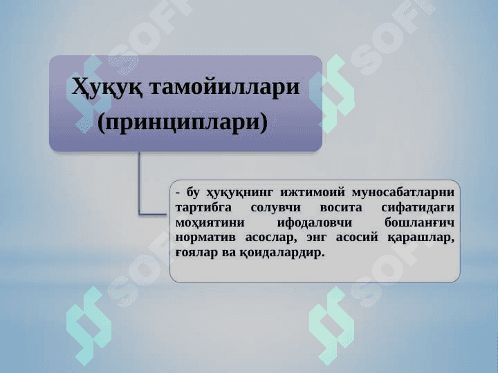 ҲУҚУҚ ПРИНЦИПЛАРИ ВА ФУНКЦИЯЛАРИ 3