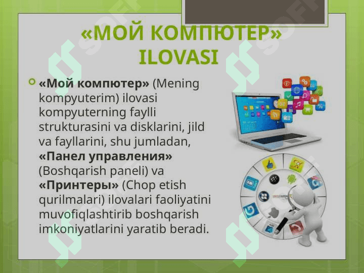 WINDOWS operatsion tizimida standart dasturi 3