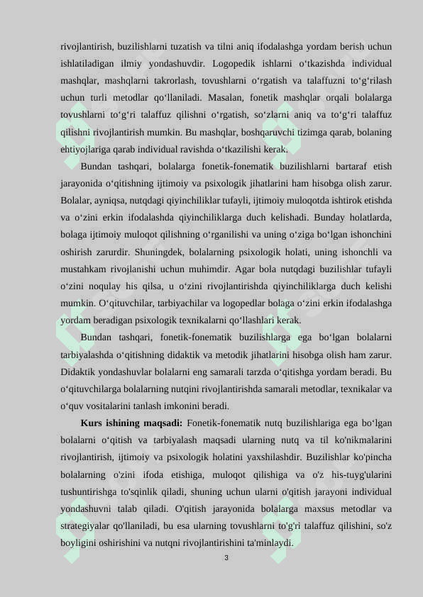 Fonetik-fonematik nutq buzilishlariga ega bo‘lgan bolalarni o‘qitish va tarbiyalash 3