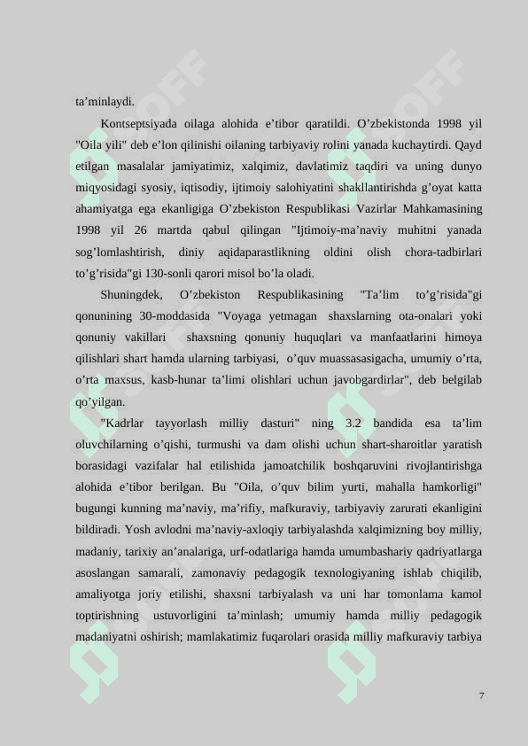 Shaxsni tarbiyalashda oila maktab va mahallaning hamkorligi 7