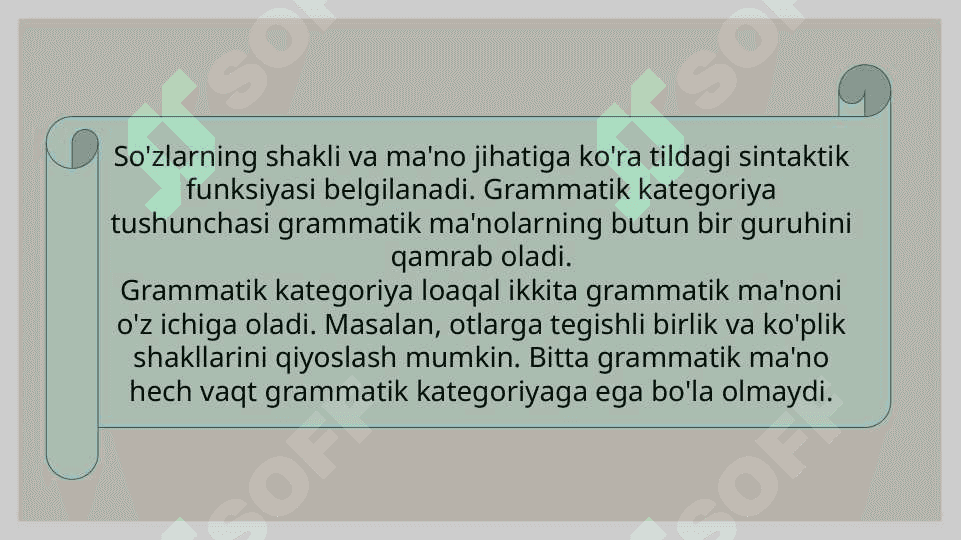 O’zbek imo-ishora tilida grammatik kategoriya 4