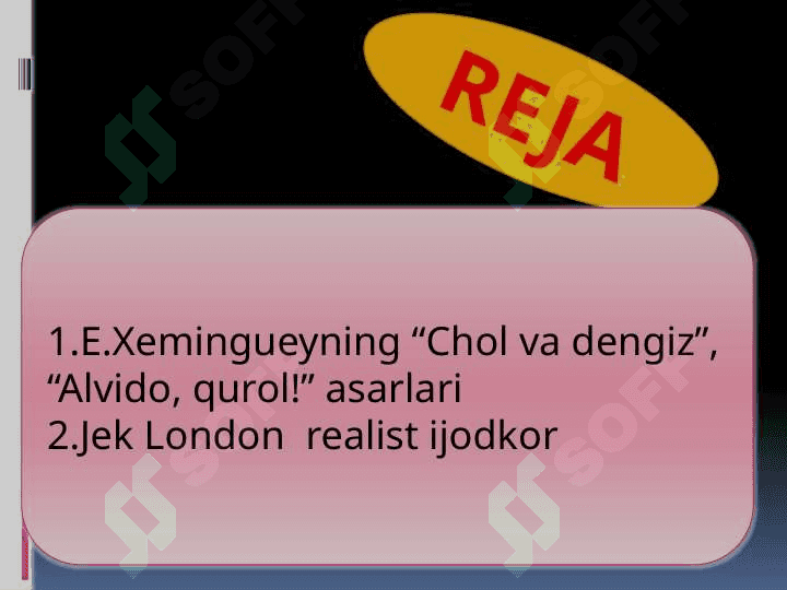 XX  ASR  BOSHLARI AMERIKA ADABIYOTI 2