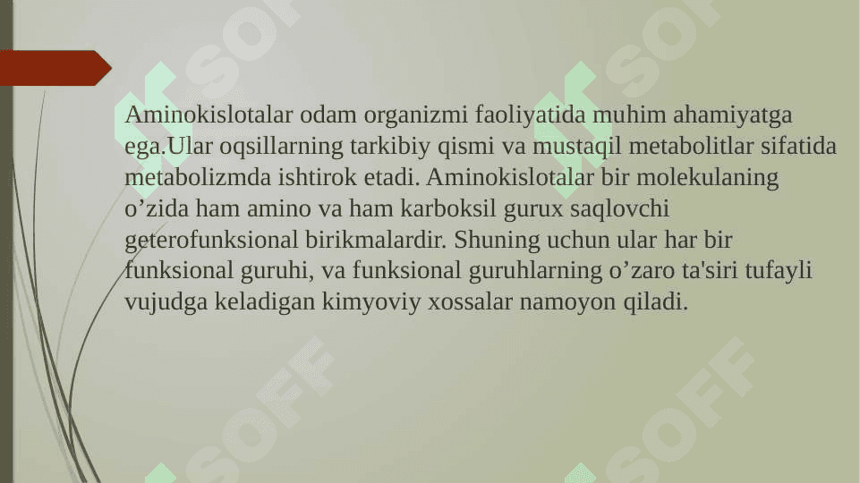 Aminokislotalar hosilalari,funksiyasi 3
