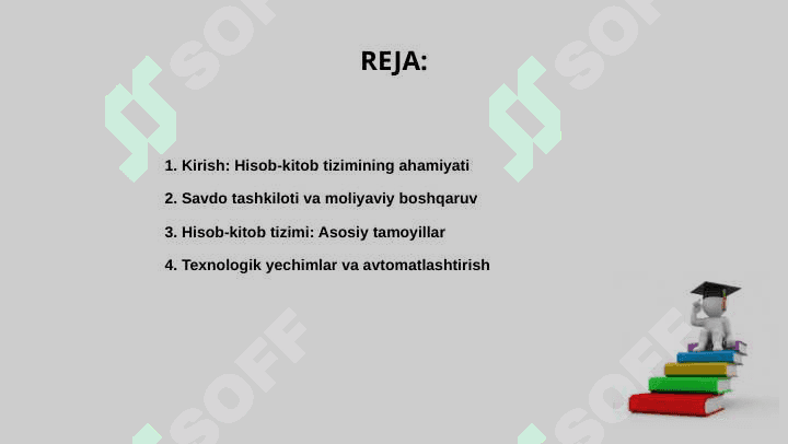 savdo sotiq xisobot tizimini yaratish xaqida mustaqil ish 2